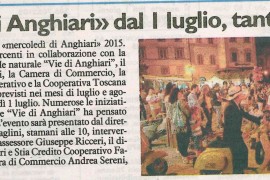 La Nazione di Arezzo 26 giugno 2015