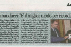 Corriere di Arezzo 1 novembre 2015