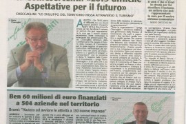 Corriere di Arezzo 18 dicembre SPECIALE ECONOMIA