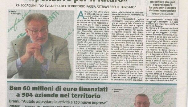 Corriere di Arezzo 18 dicembre SPECIALE ECONOMIA