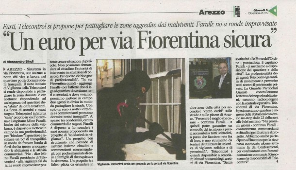 Corriere di Arezzo 3 dicembre 2015