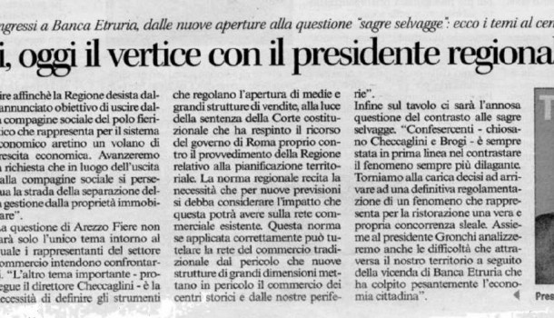 Corriere di Arezzo 12 gennaio 2016