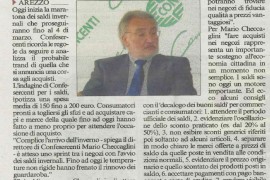 Corriere di Arezzo – 5 gennaio 2016