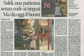Corriere di Arezzo 6 gennaio 2016