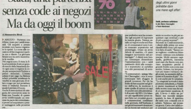 Corriere di Arezzo 6 gennaio 2016
