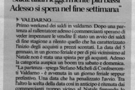 Corriere di Arezzo 9 gennaio 2016