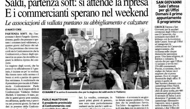 La Nazione di Arezzo – 9 gennaio 2016