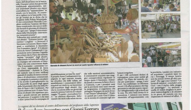 Corriere di Arezzo 11 settembre 2016