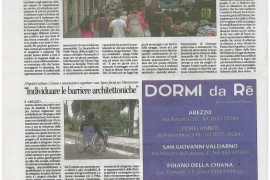 Corriere di Arezzo 12 settembre 2016
