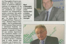 Corriere di Arezzo 14 settembre 2016