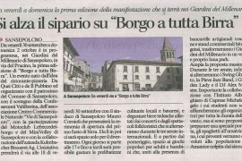 Corriere di Arezzo 27 settembre 2016