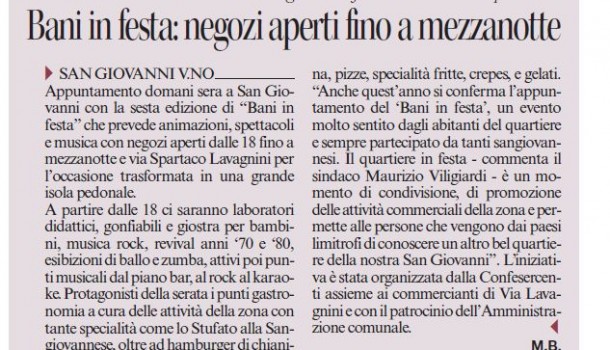 Corriere di Arezzo 5 settembre 2016