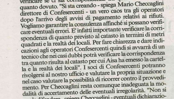 Corriere di Arezzo 15 dicembre 2016