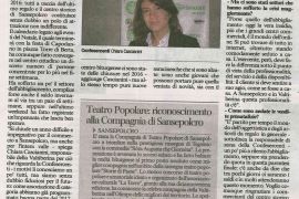 Corriere di Arezzo 20 dicembre 2016