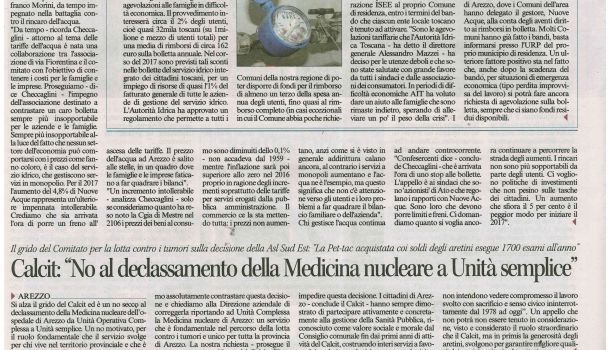 Corriere di Arezzo 3 gennaio 2017