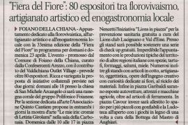 Corriere di Arezzo 21 aprile 2017