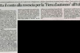 Corriere di Arezzo 26 ottobre 2017