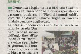 Corriere di Arezzo 5 luglio 2019