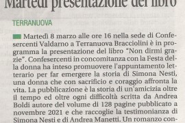 Corriere di Arezzo 4 marzo 2022