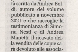Corriere di Arezzo 8 marzo 2022
