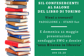 Salone Libro: SIL Confesercenti presenta il dossier “2022 ritorno in libreria”