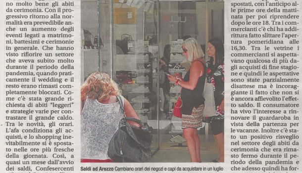 Corriere di Arezzo 29 luglio 2022