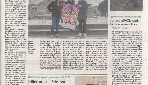 Corriere di Arezzo 17 febbraio 2023