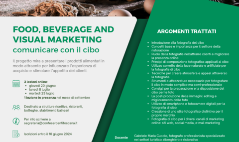 FOOD, BEVERAGE AND VISUAL MARKETING: COMUNICARE CON IL CIBO
