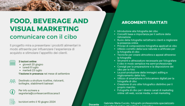 FOOD, BEVERAGE AND VISUAL MARKETING: COMUNICARE CON IL CIBO
