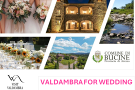 VALDAMBRA FOR WEDDING: PROROGATA AL 10 DICEMBRE LA PRESENTAZIONE DELLA MANIFESTAZIONE D’INTERESSE